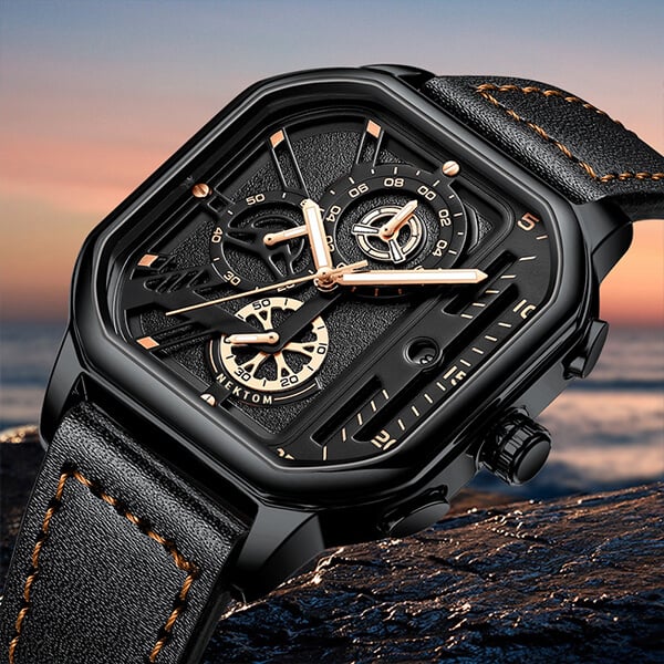 Zamonaviy Erkaklar Qavartsoz Soati